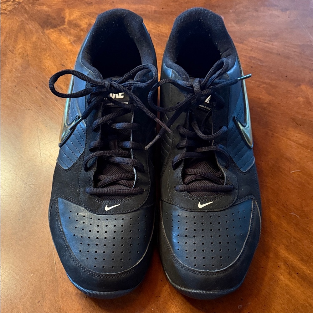 Nike Men's Black and Blue Sneakers